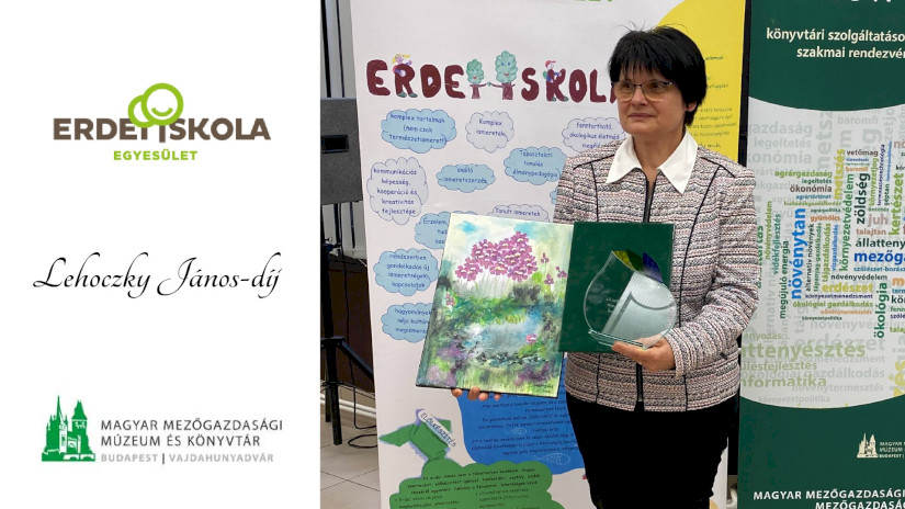 Versné György Edit a Lehoczky János-díjjal