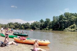Vizimuri kenus feladat a Kerkaszentkirályi tavon