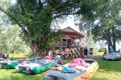 Vizimuri rafting túra a Hódvár kikötőben