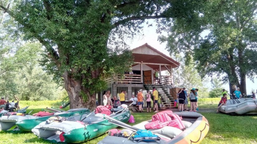 Vízimuri rafting túra a Hódvár Kikötőben