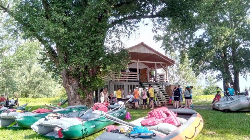 Vízimuri rafting túra a Hódvár Kikötőben