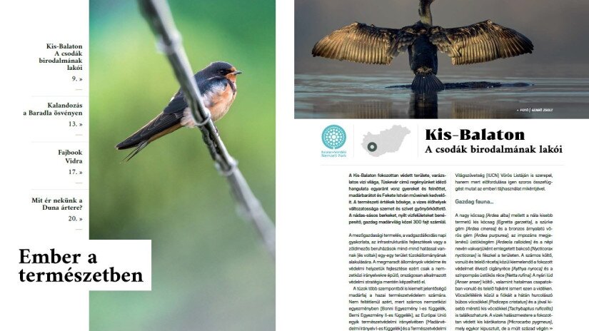 VM magazin | Kis-Balaton cikk 1. oldal