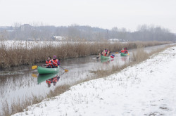 Wassertour durch den Abflusskanal in Hévíz