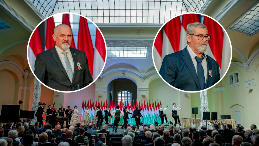 Zábrák Károly és Farkas Zoltán kollégáink részesültek elismerésben.