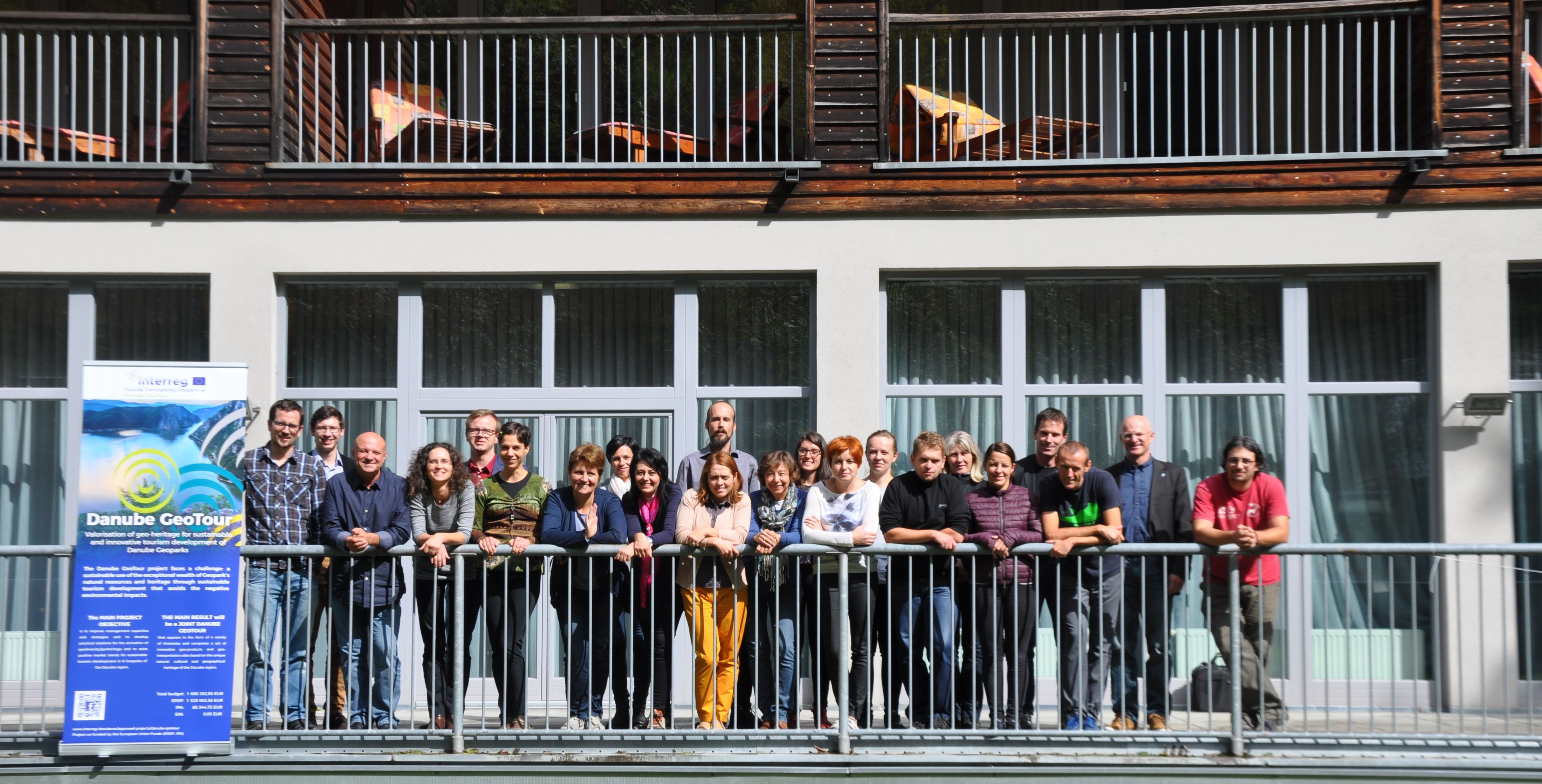 Az osztrák projekttalálkozó résztvevői (Fotó: Stájer Eisenwurzen Geopark)